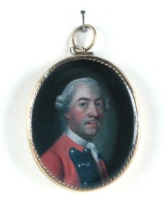 Miniature portrait of Sir John St. Clair