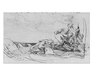 Study for "The Siege of Gibraltar": The Wrecked